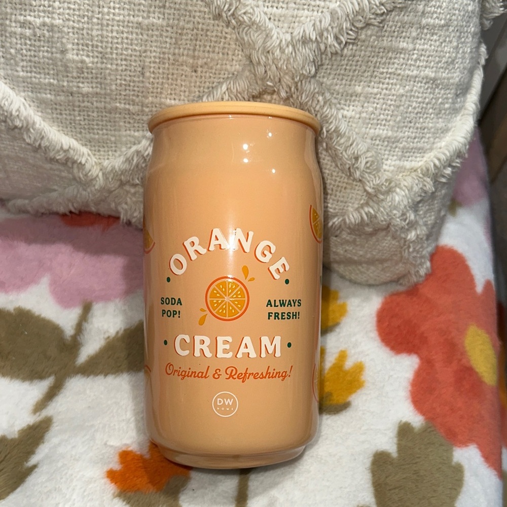 Orange Cream Soda Pop Can
